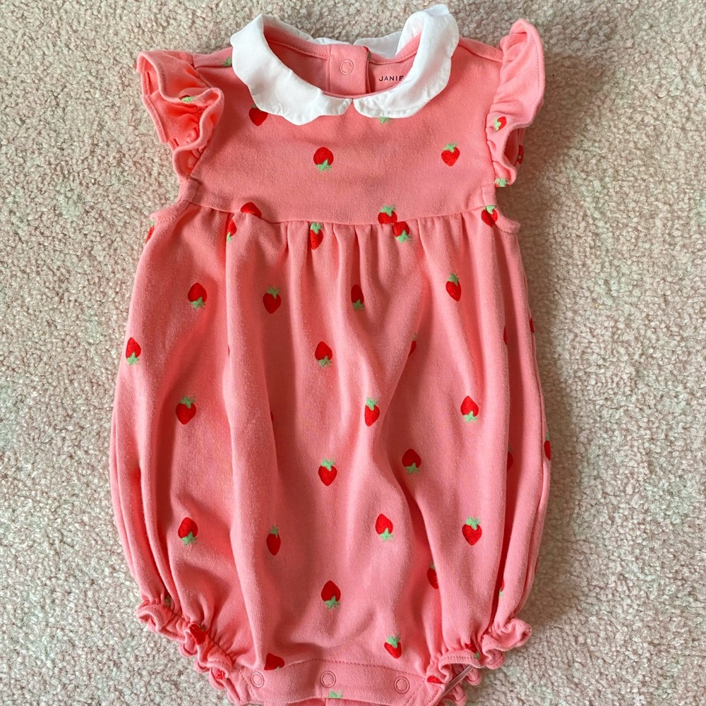 Janie & jack WORN ONCE onesie